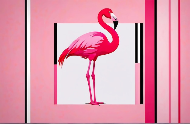 roze flamingo abstracte achtergrond van flamingo mooie roze flemingo