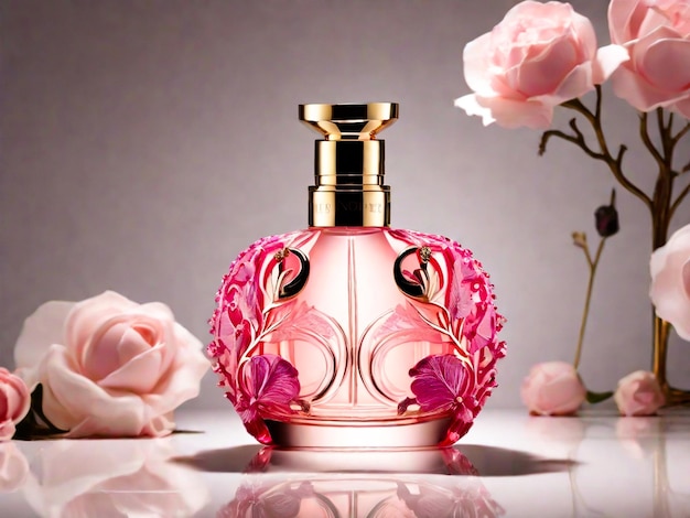roze fles parfum