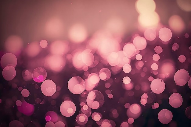 Roze glitter Bokeh lichten