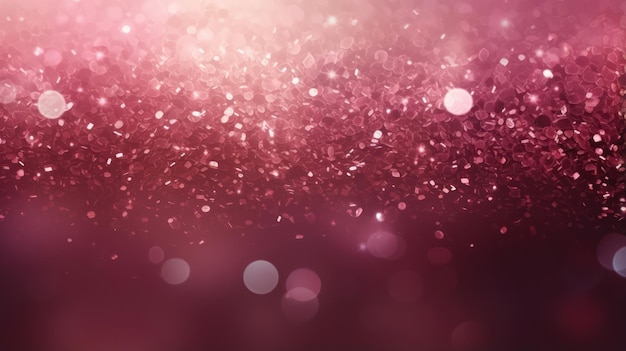 Roze glitter pailletten bokeh schijnt achtergrond wazig