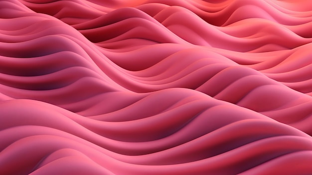 Roze golvende lijnen vormen een kleurrijke speculatieve basis Creatieve bron AI gegenereerd
