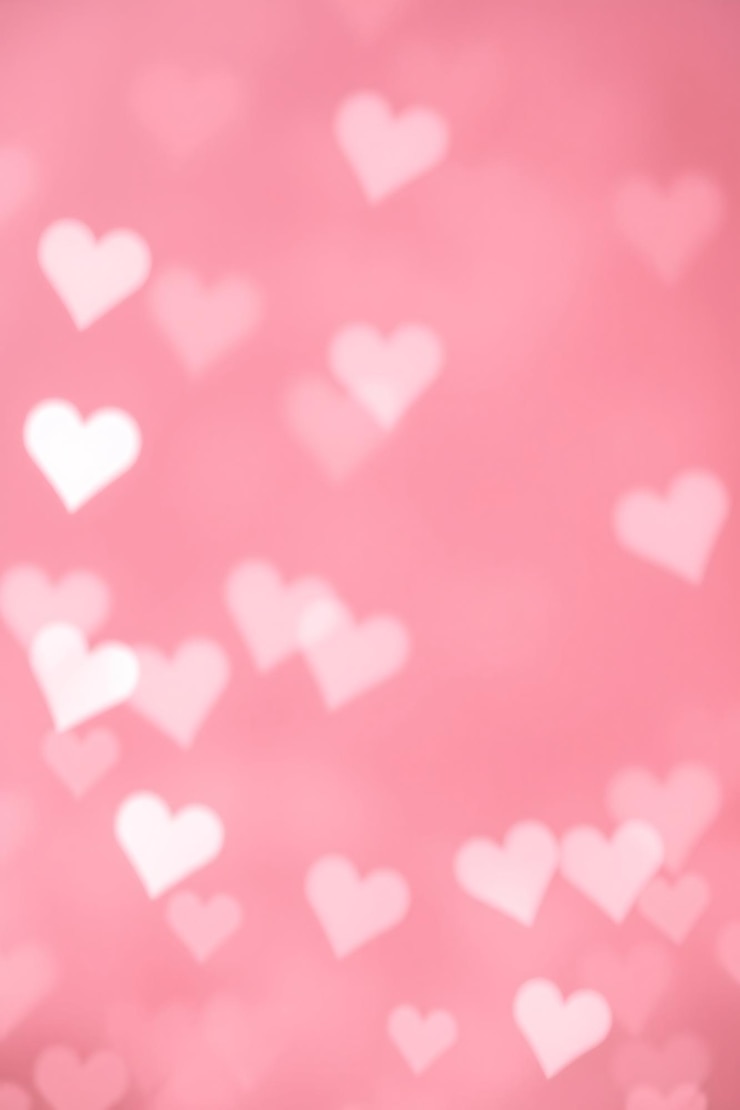 Foto roze harten achtergrond voor je tekst