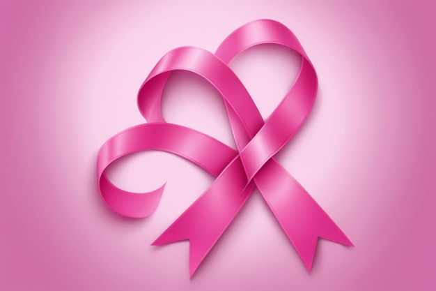 roze lint kanker dag achtergrond