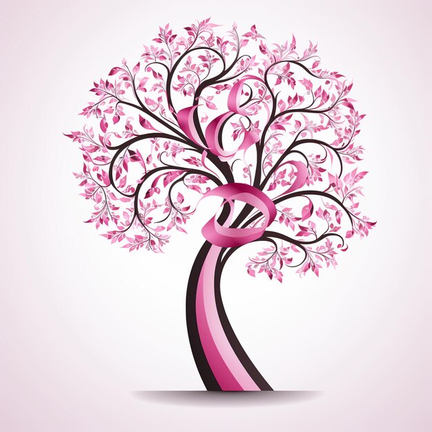 Roze lint voor liefdadigheidssteun