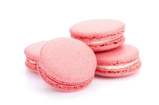 Roze macaronkoekjes