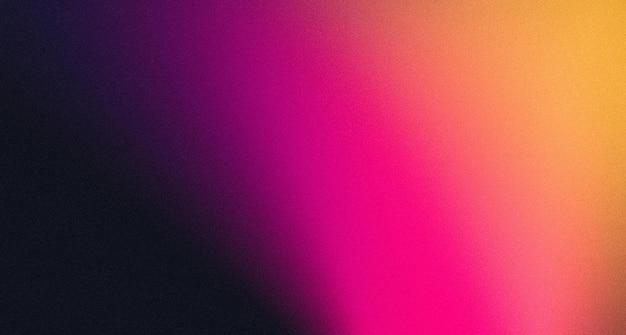 Roze oranje levendige kleurverloop op donkere korrelige achtergrond abstracte koptekst posterontwerp ruistextuur