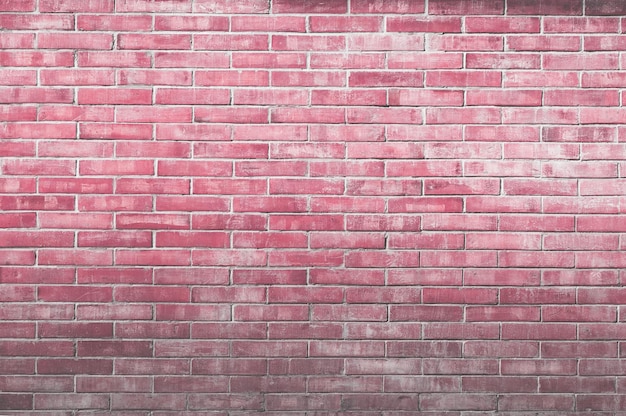 Roze oude vintage bakstenen muur achtergrondDecoratieve bakstenen muur oppervlak voor background