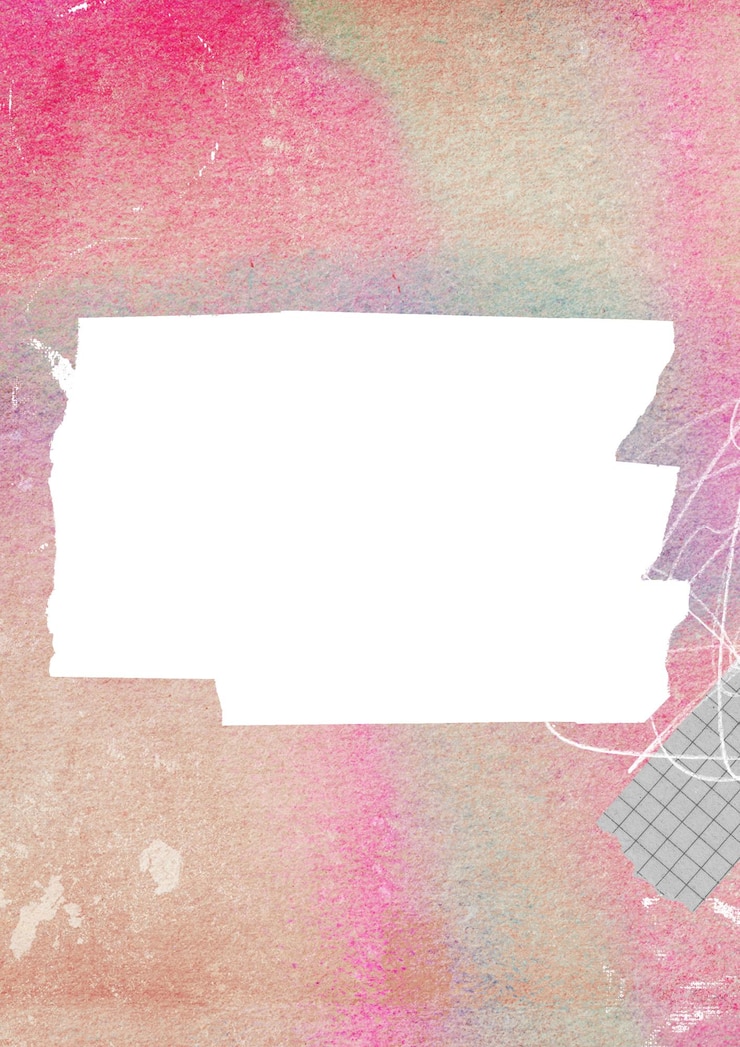 Foto roze papier png frame doorzichtige achtergrond