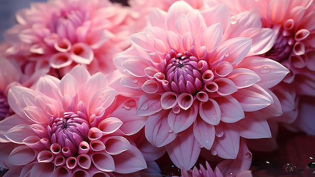 Roze prachtige Dhalia bloem close-up