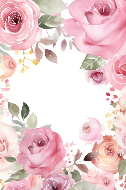 Roze rozen op een witte achtergrond