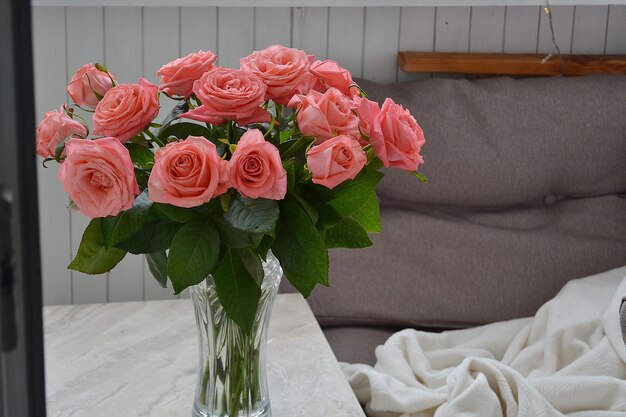 Foto roze rozen