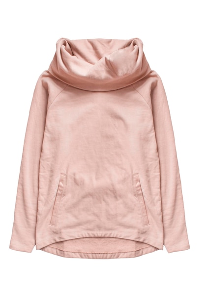 Roze sweatshirt geïsoleerd