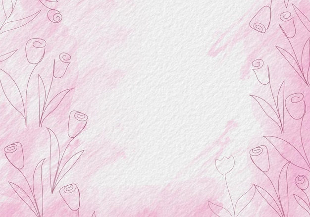 Foto roze tulpenbloem op decoratieve achtergrond