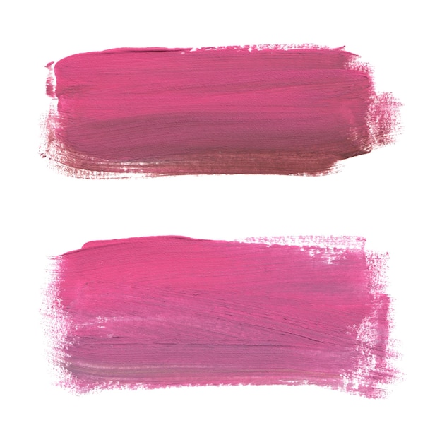 Roze verf vlek aquarel gouache acryl penseelstreek abstracte achtergrond voor tekstontwerp en reclame