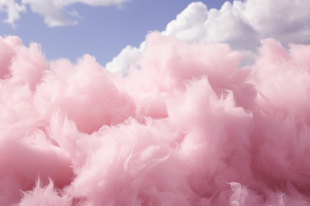 Roze wolken exploderen.