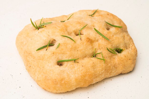 ROZEMARIJN FOCACCIA BROOD close-up