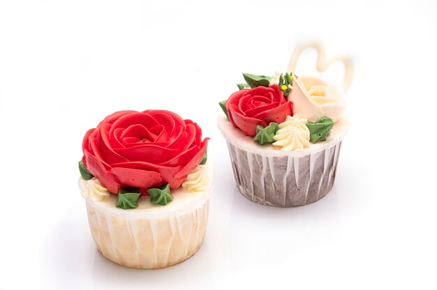 Rozen cupcake