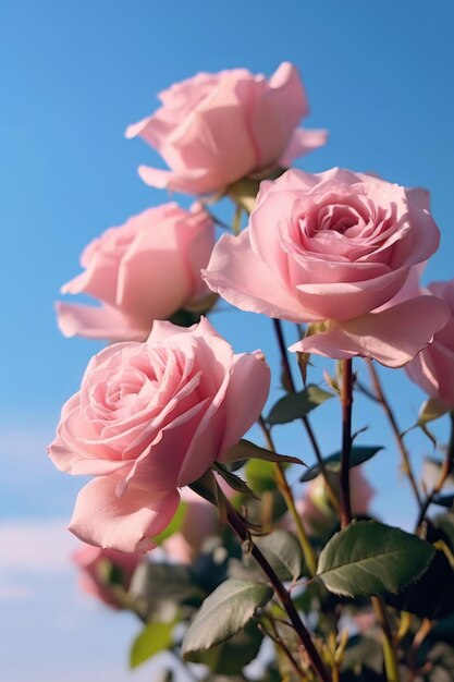 Rozen geweldige bloesemmomenten in een visueel album met kleurrijke bloemen