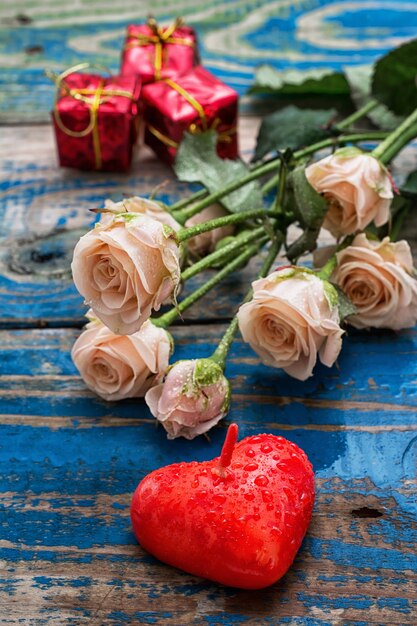 Rozen zijn het symbool van Valentijnsdag