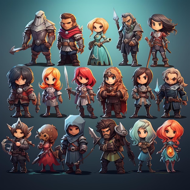 Foto rpg-personages spelassets