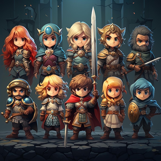 RPG-personages Spelassets