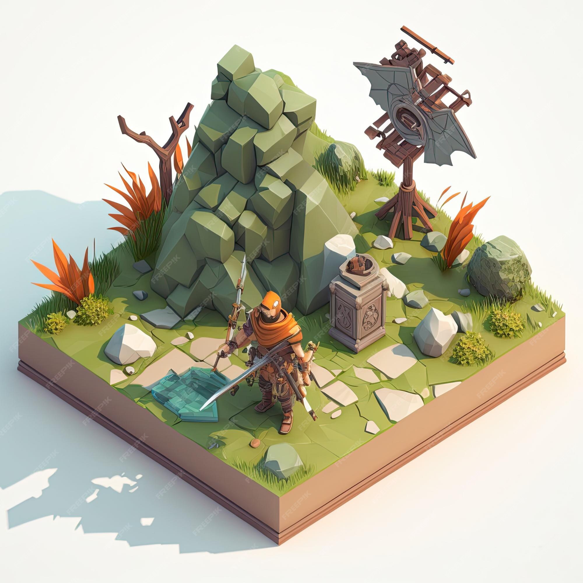 Isometric rpg game assets Royalty Free Vector Image