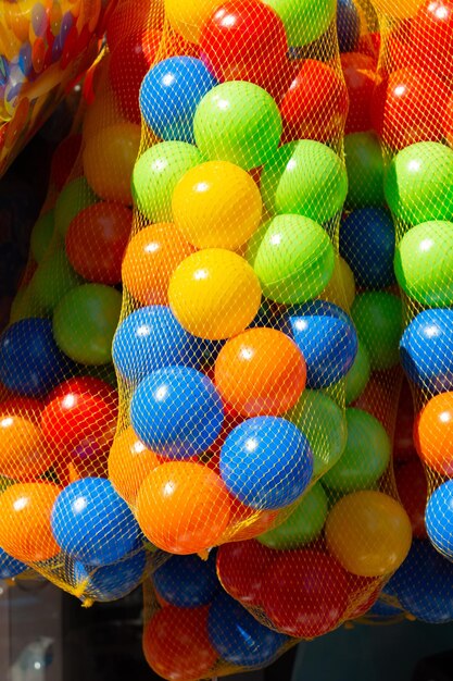 Rubber ball of various color Colorful plastic balls