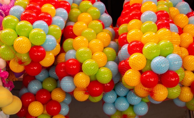 Rubber ball of various color Colorful plastic balls