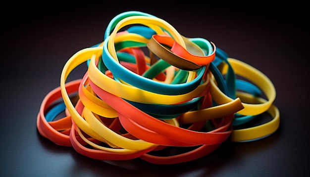 Photo rubber band color