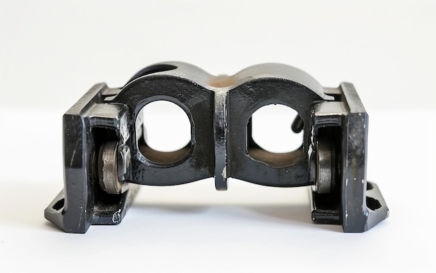 The Rubber Dam Clamp in Dentistry On White Background
