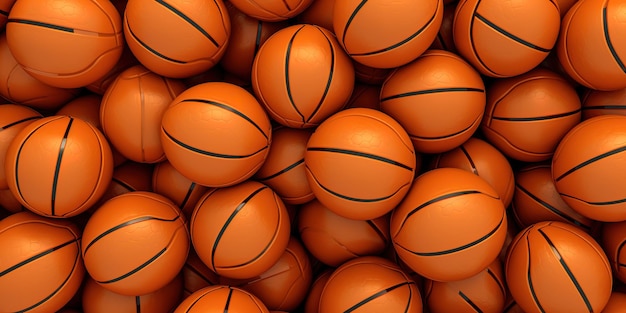 Rubber orange ball for basketball game