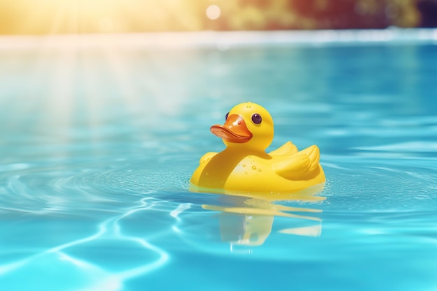 rubber swimming duck