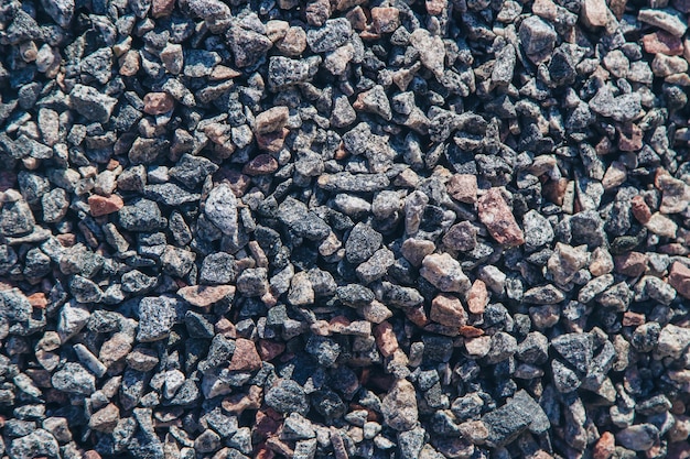 Rubble stones background texture Selective focus