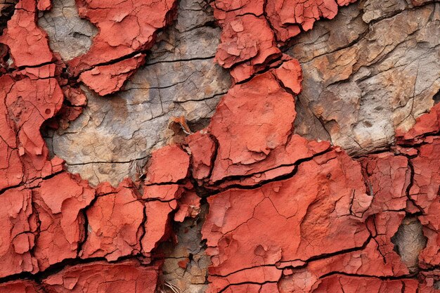 Ruby bark with creases