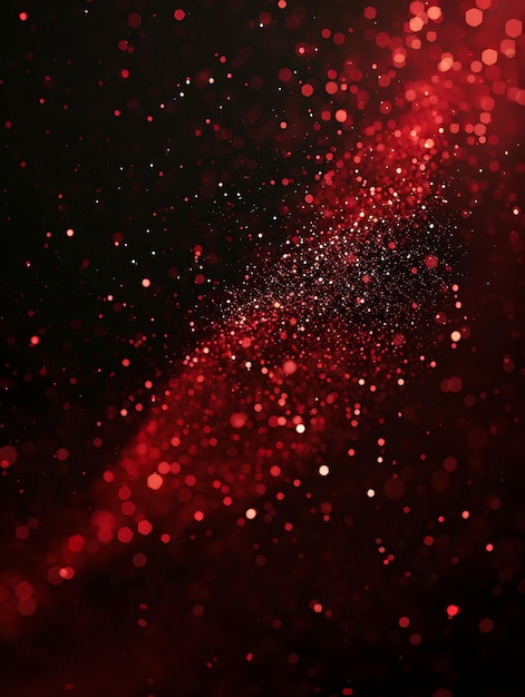 Ruby Dust Specks Effect With Tiny Specks and Rich Ruby Red C Effect FX Texture Film Fillter BG Art