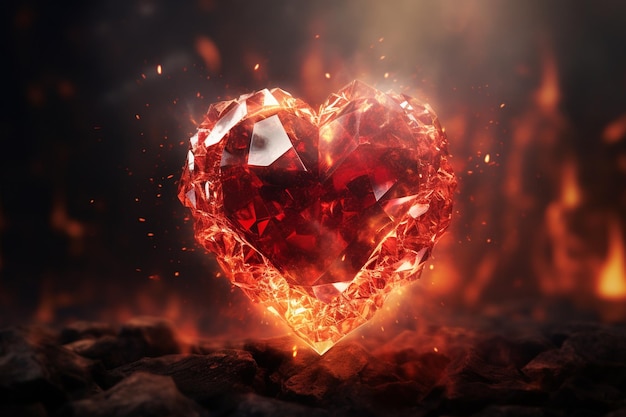 Ruby of passion that ignites burning hearts