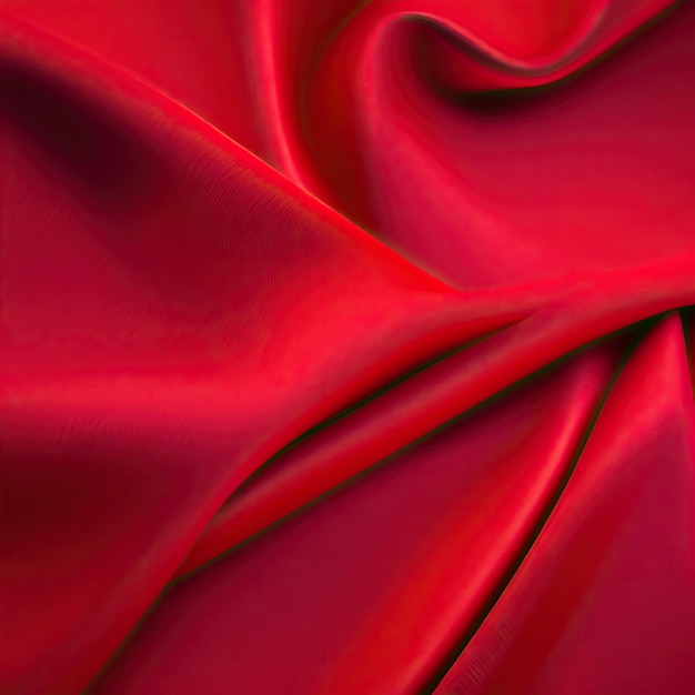 Рубиново-красный текстурный фон. Бетонные потрескавшиеся цветные обои. Шелковистая ткань.