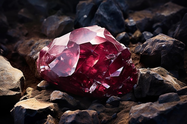 A Ruby on a Rock