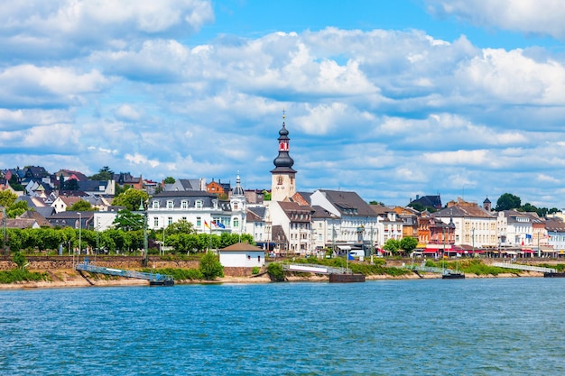 Vista aerea di rudesheim am rhein