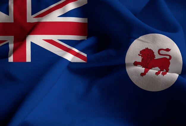 ruffled flag of tasmania