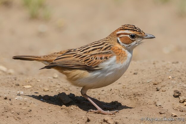 Photo rufousnaped lark