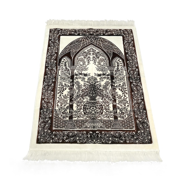 A rug with a design on it that says'the word prayer'on it