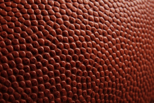 rugby ball closeup