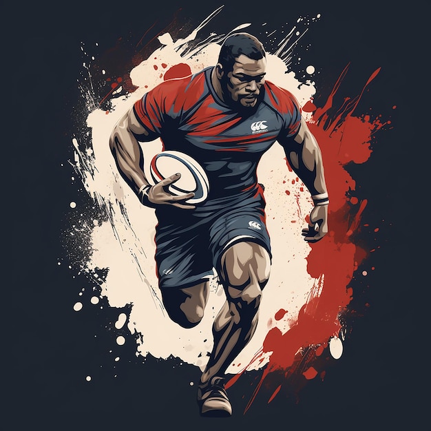 Rugby-logoontwerp