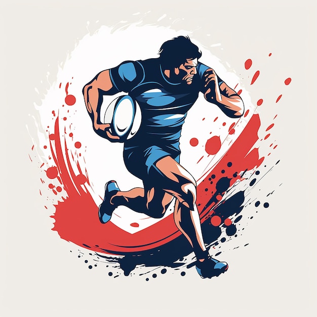 Rugby-logoontwerp