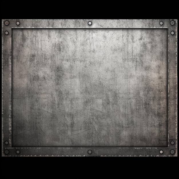 Rugged Metal Patina Industrial Grunge Iron Plate