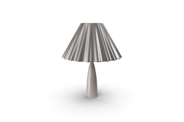 Photo rugged silver lamp shade 3d design