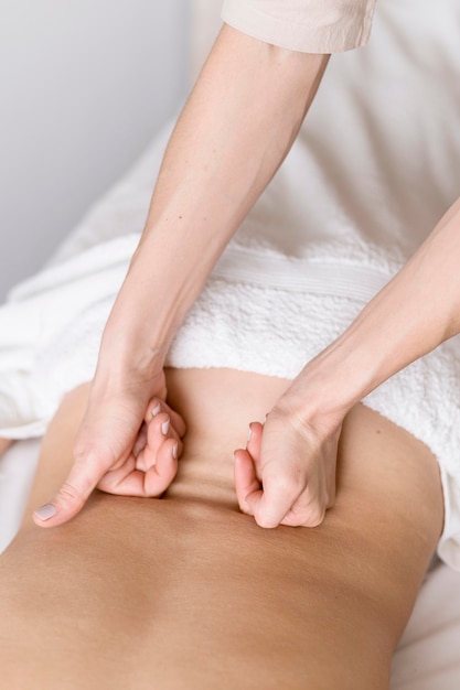 Rugmassage therapeutische techniek