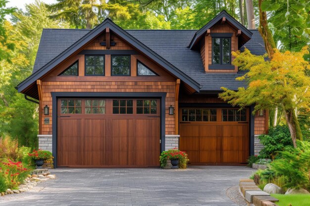 Ruim huis met twee garages en een oprit