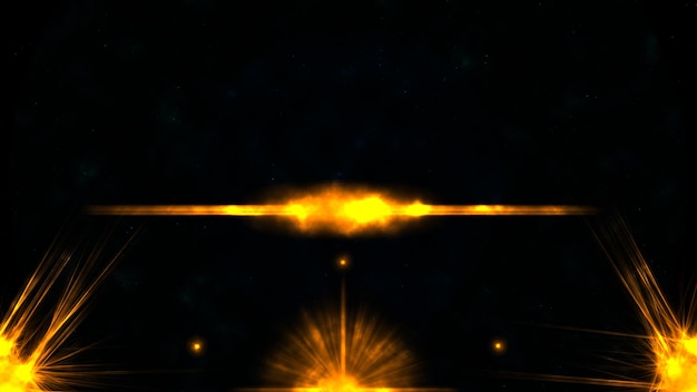 Ruimte. Kosmisch licht. Frame in de ruimte voor tekst. Kosmische straal. nevel